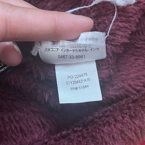 Patagonia Women's Size M Re-Tool Snap-T Pullover Oxblood Red Deep Mahagony X-Dye - Picture 8 of 10